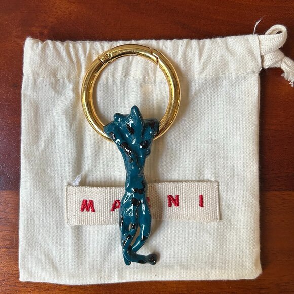 Marni Climbing Cat Key Ring, NEW! - Picture 3 of 3